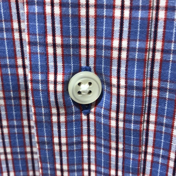 🥳HP🎉 EUC Polo by Ralph Lauren Checkered Cotton Long Sleeve Button Down Shirt - Picture 6 of 7